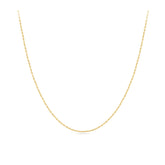 Diamond Cut Cable 45cm Chain in 18ct Yellow Gold
