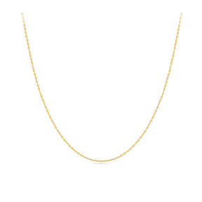 Diamond Cut Cable 45cm Chain in 18ct Yellow Gold