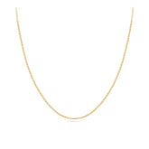Round Cable 45cm Chain in 18ct Yellow Gold
