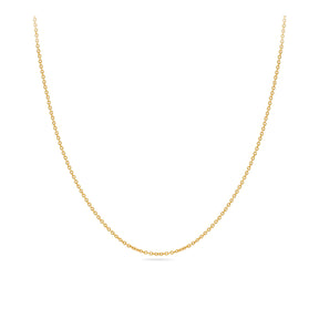 Round Cable 45cm Chain in 18ct Yellow Gold