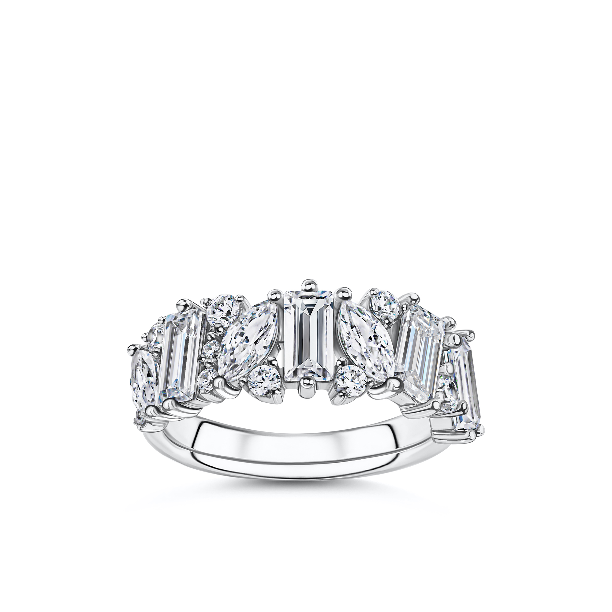 Cubic Zirconia Ring in Sterling Silver