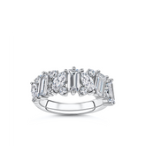 Cubic Zirconia Ring in Sterling Silver