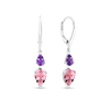 Cubic Zirconia Earrings in Sterling Silver