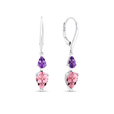 Cubic Zirconia Earrings in Sterling Silver