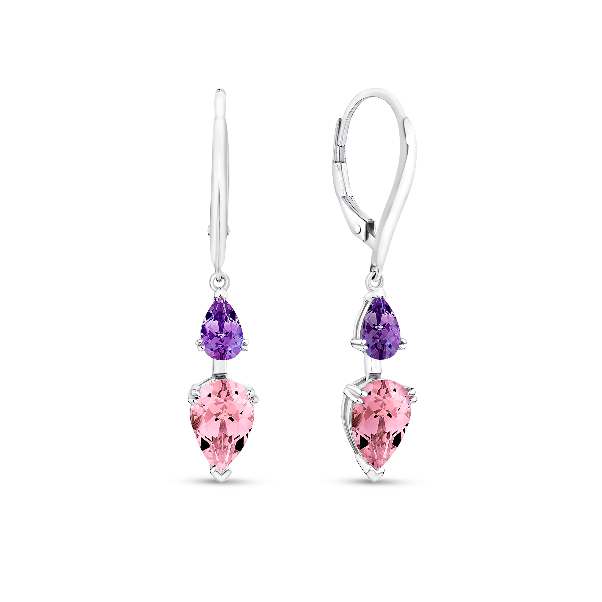 Cubic Zirconia Earrings in Sterling Silver