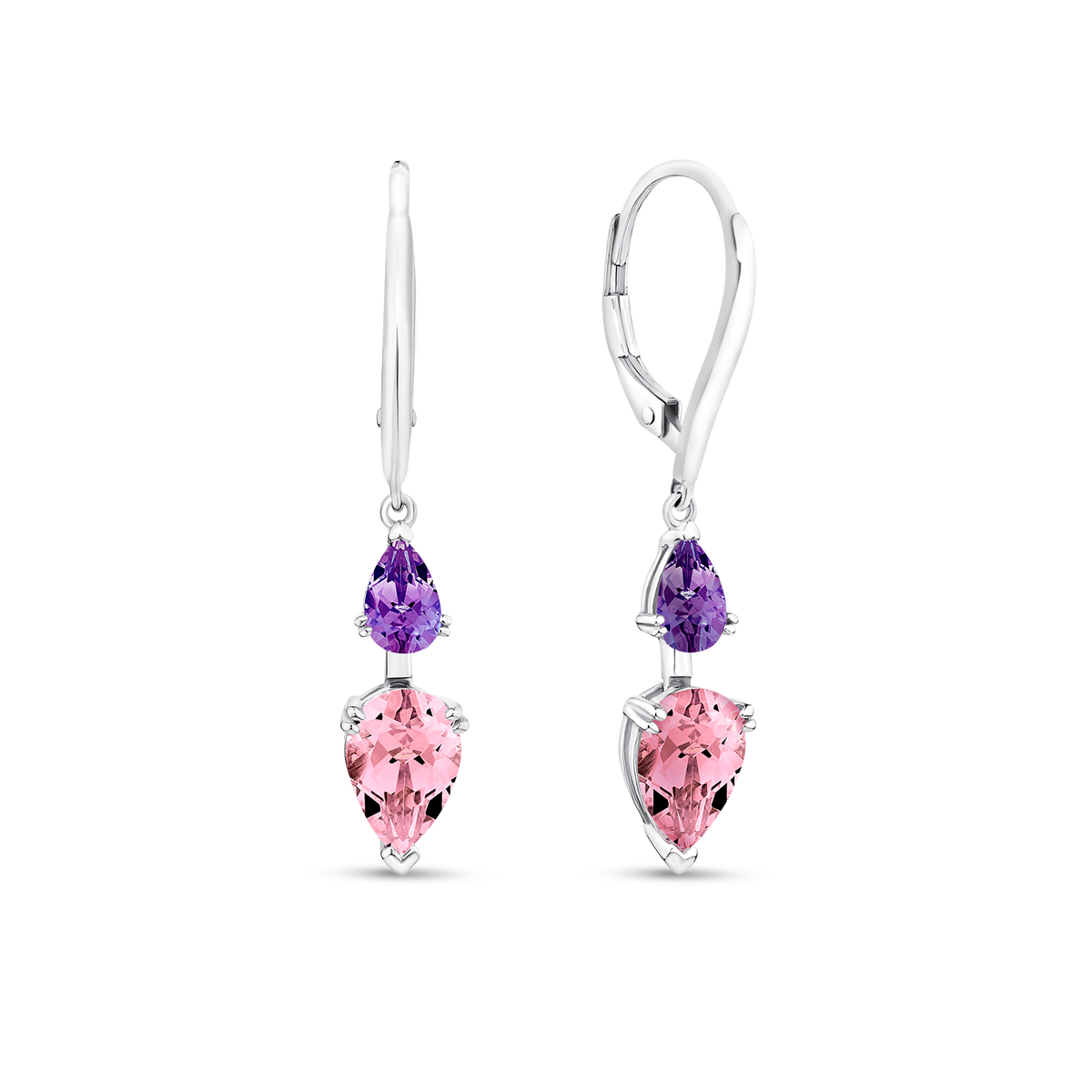 Cubic Zirconia Earrings in Sterling Silver