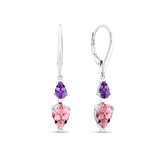 Cubic Zirconia Earrings in Sterling Silver