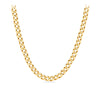 Solid Curb Link Chain in 9ct Yellow Gold