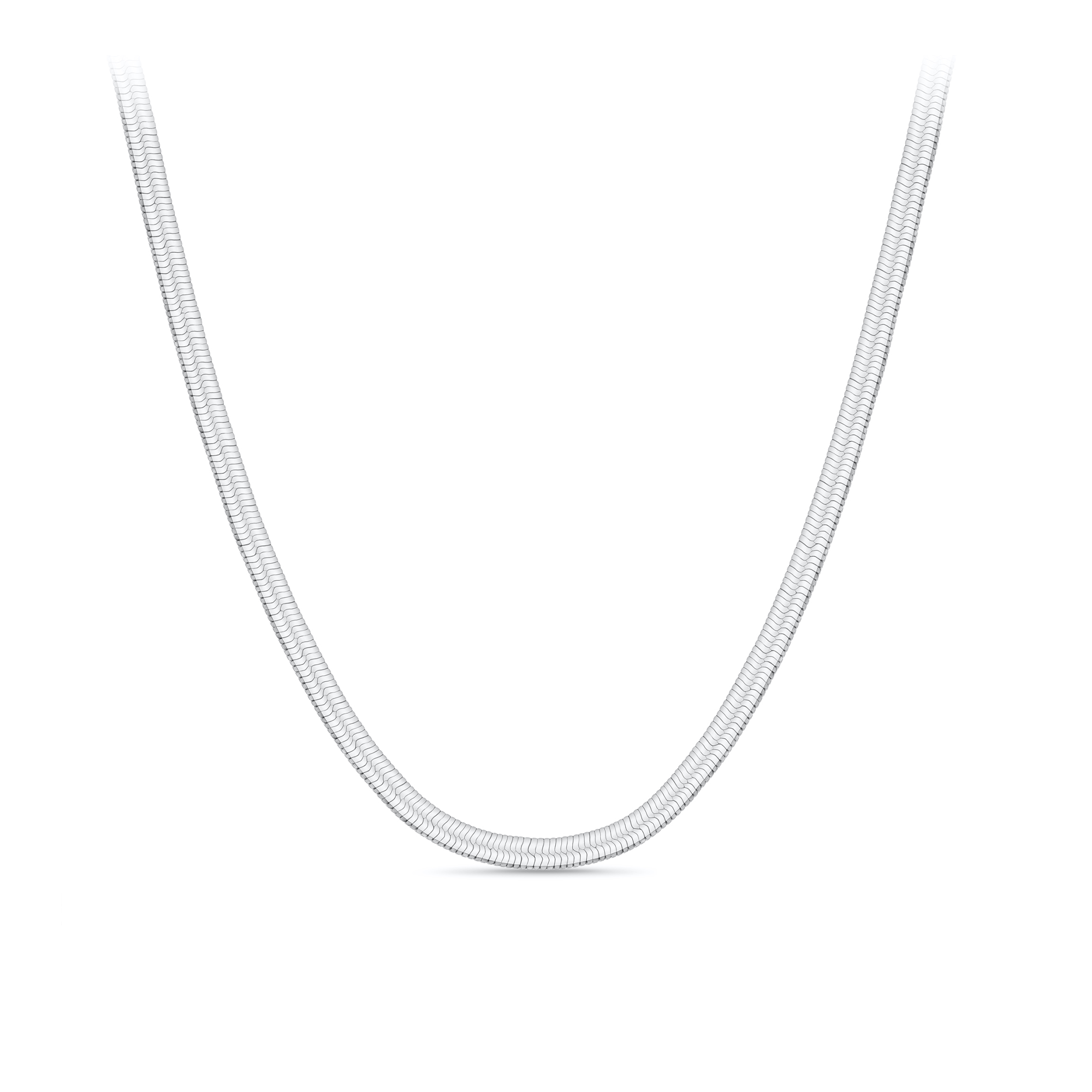 Herringbone Chain in Sterling Silver