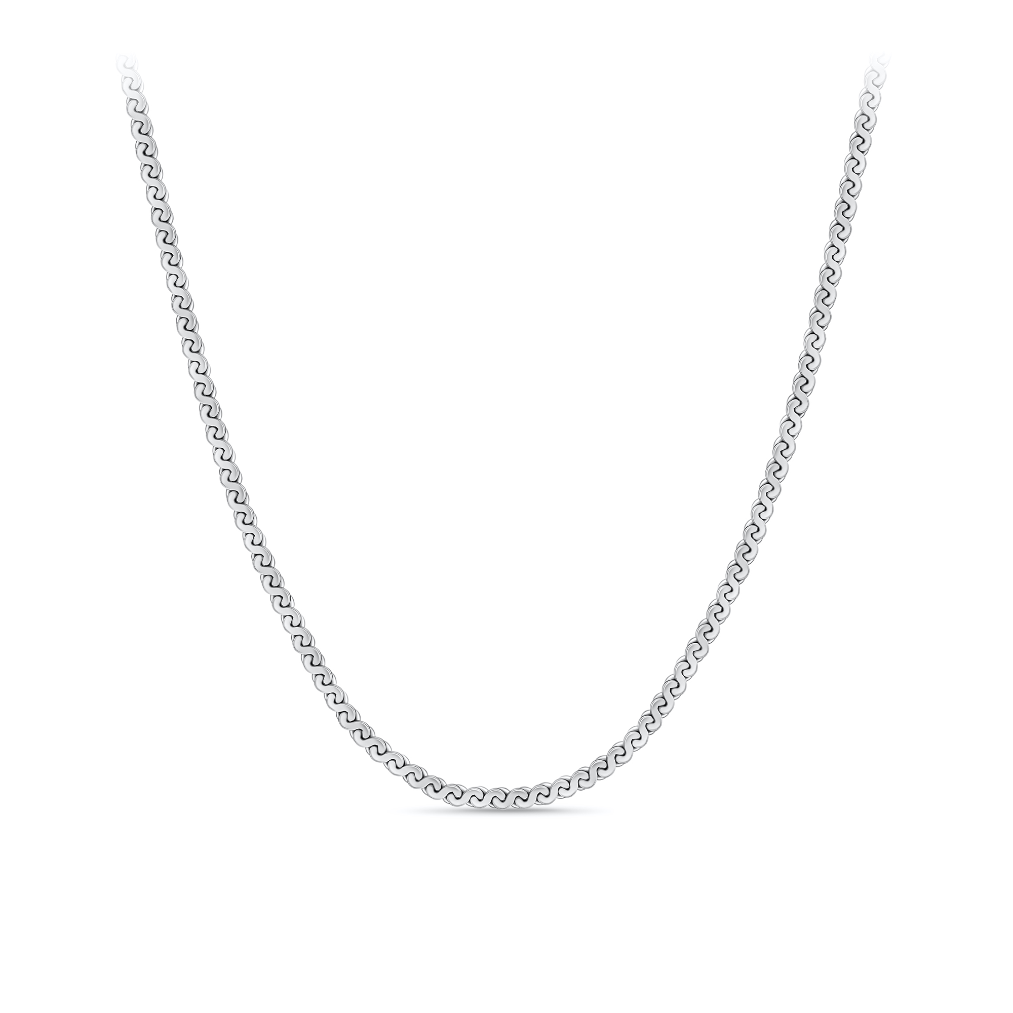 Serpentine Chain in Sterling Silver