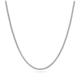 50cm Wheat Chain in Sterling Silver | Wallace Bishop