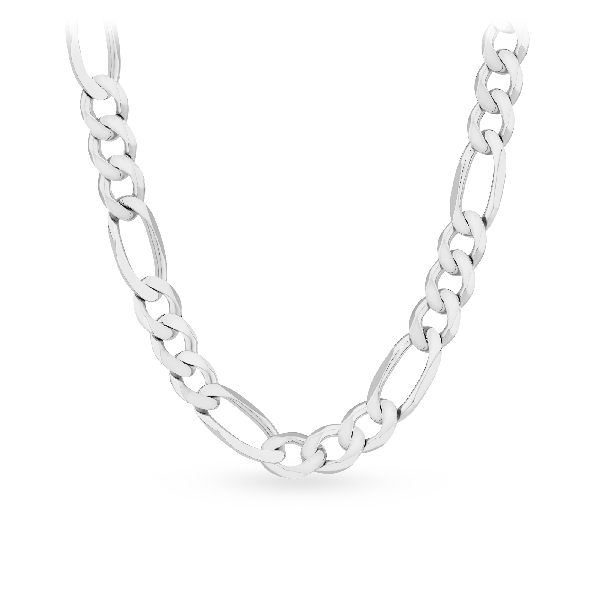 60cm Figaro Chain in Sterling Silver