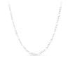 Polished Figaro Chain in Sterling Silver