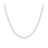 55cm Diamond Cut Curb Chain in Sterling Silver