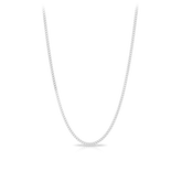Curb Link Chain in Sterling Silver