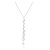 Fancy Charm Necklace in Sterling Silver