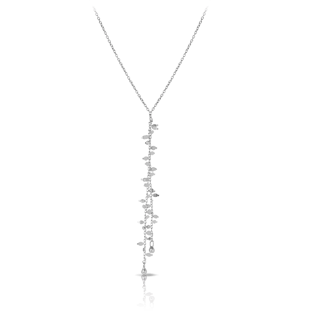 Fancy Charm Necklace in Sterling Silver