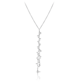 Fancy Charm Necklace in Sterling Silver