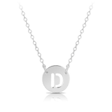 Initial Pendant in Sterling Silver