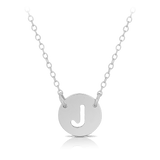 Initial Pendant in Sterling Silver