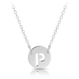 Initial Pendant in Sterling Silver