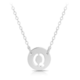 Initial Pendant in Sterling Silver