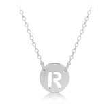 Initial Pendant in Sterling Silver