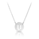 Initial Pendant in Sterling Silver