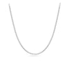 Box Chain with Slider in Sterling Silver