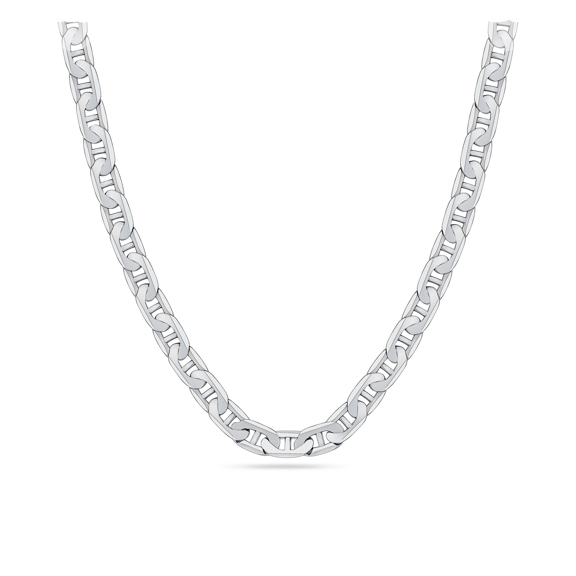 Flat Anchor Chain in Sterling Silver