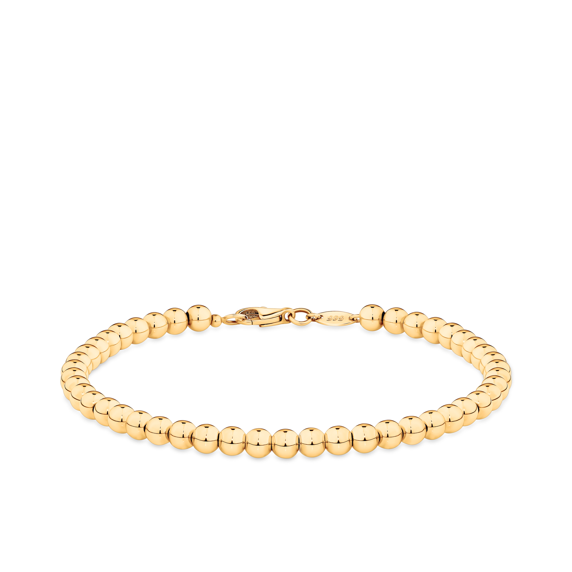 Ball Bracelet in 9ct Yellow Gold