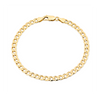 Solid Curb Link Bracelet in 9ct Yellow Gold