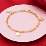 Luck Charm Bracelet in 9ct Yellow Gold
