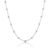45cm Bead Necklace in Sterling Silver