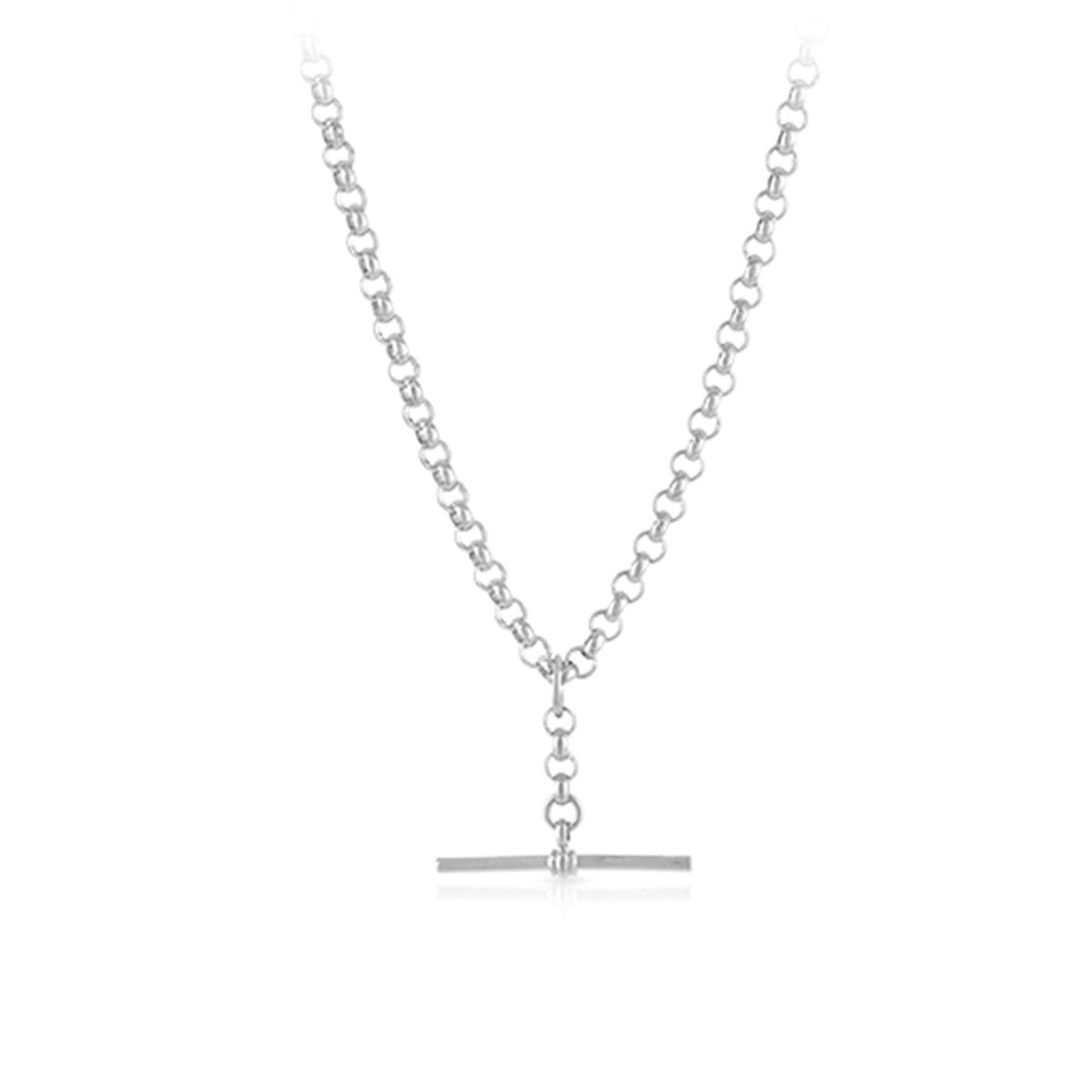 45cm Belcher Chain in Sterling Silver - Wallace Bishop