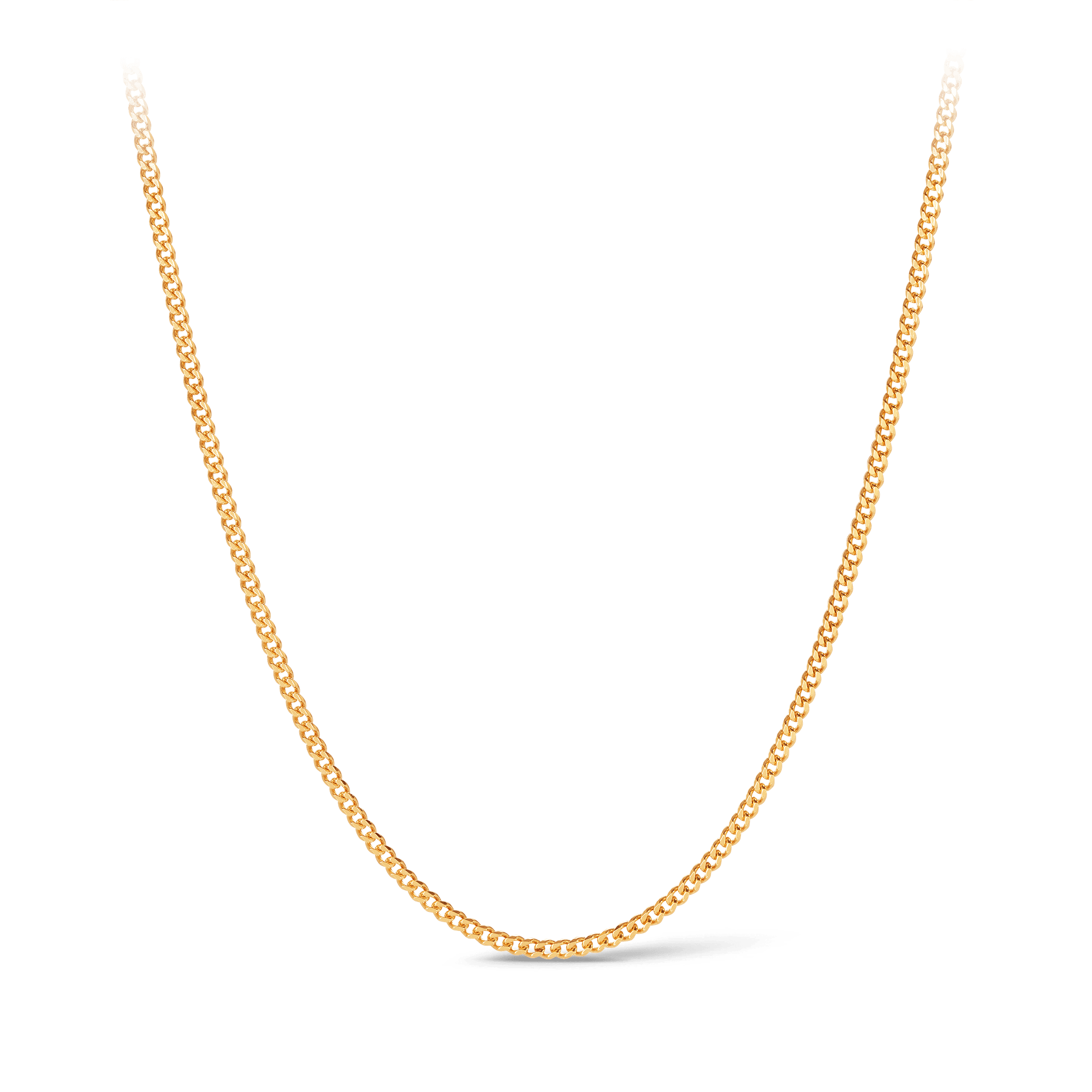Curb Link Chain in 9ct Yellow Gold