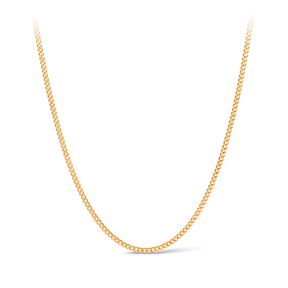 45cm Curb Link Chain in 9ct Yellow Gold - Wallace Bishop