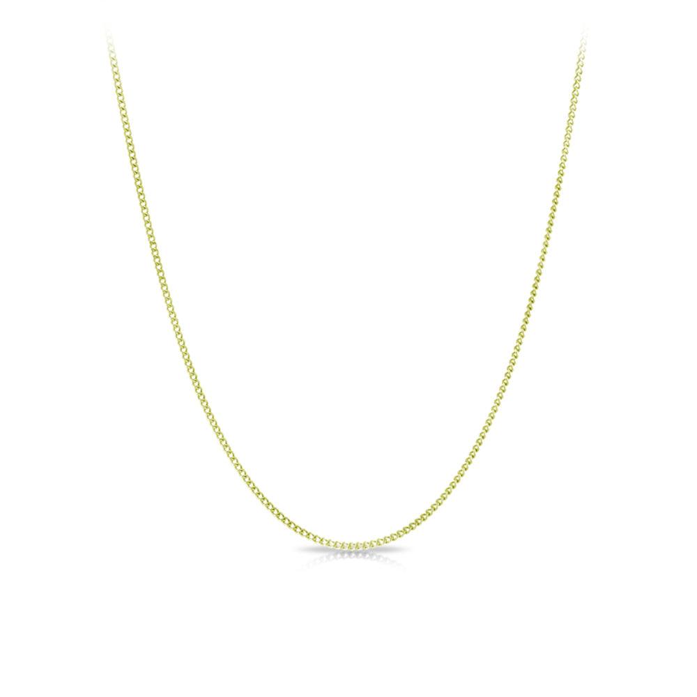 45cm Curb Link Chain in 9ct Yellow Gold - Wallace Bishop