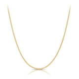 45cm Slider Curb Chain in 9ct Yellow Gold