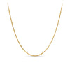 Polished Cable Link Chain in 9ct Yellow Gold