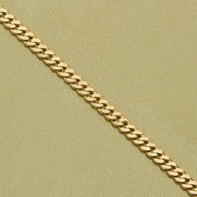 Curb Link Chain in 9ct Yellow Gold