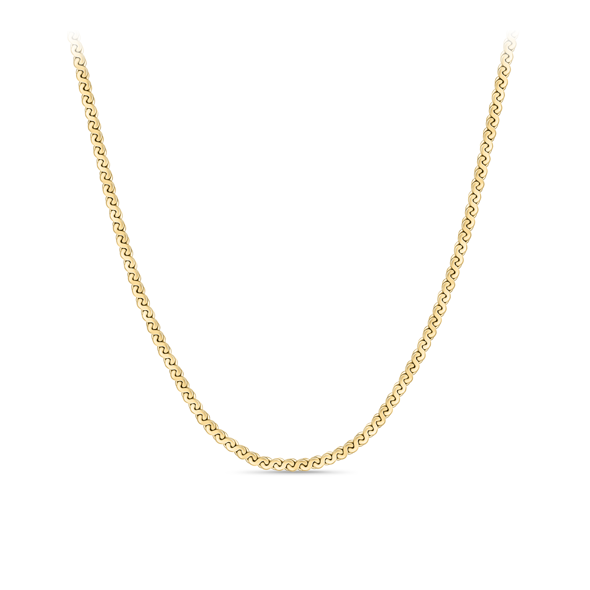 Serpentine Chain in 9ct Yellow Gold
