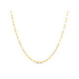 45cm Coffee Bean Chain in 9ct Yellow Gold