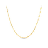 45cm Coffee Bean Chain in 9ct Yellow Gold