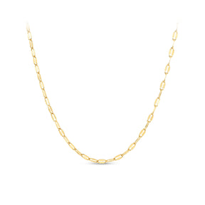 45cm Coffee Bean Chain in 9ct Yellow Gold