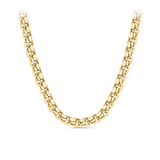 Semi-Solid Box Chain in 9ct Yellow Gold