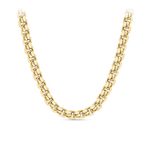 Semi-Solid Box Chain in 9ct Yellow Gold