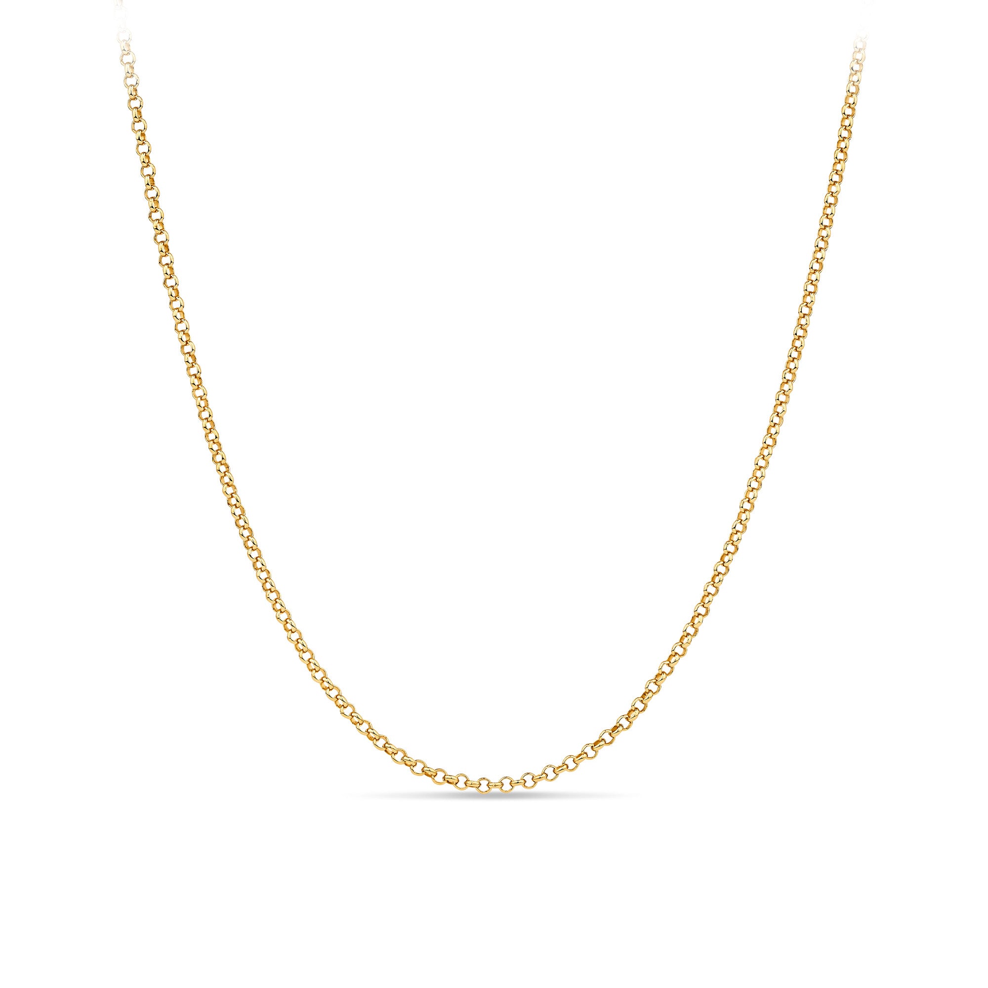 Belcher Link Chain in 9ct Yellow Gold