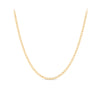 50cm Long Curb Link Chain in 9ct Yellow Gold
