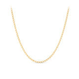 50cm Long Curb Link Chain in 9ct Yellow Gold